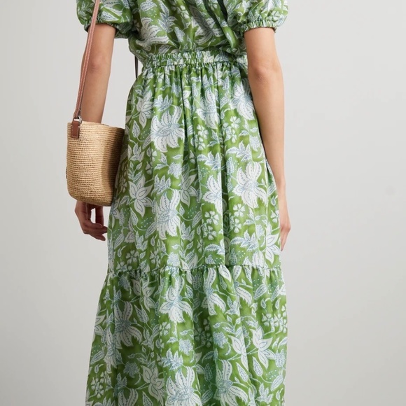 HANNAH ARTWEAR Silk Skirt & Matching Silk Blouse Set Size Top M/US6 Skir… - Picture 5 of 16